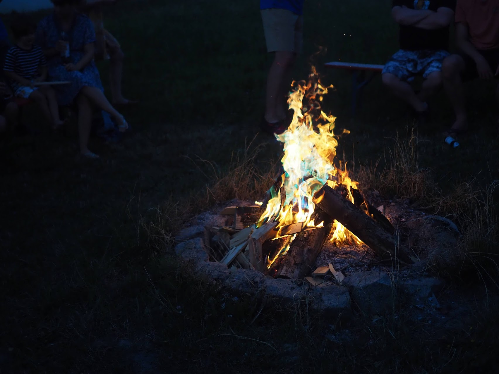 Lagerfeuer Nahaufnahme