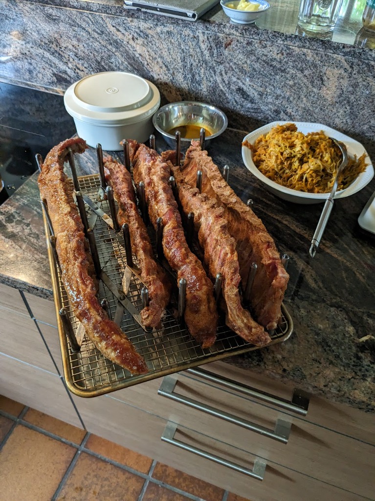 Spare Ribs frisch vom Smoker